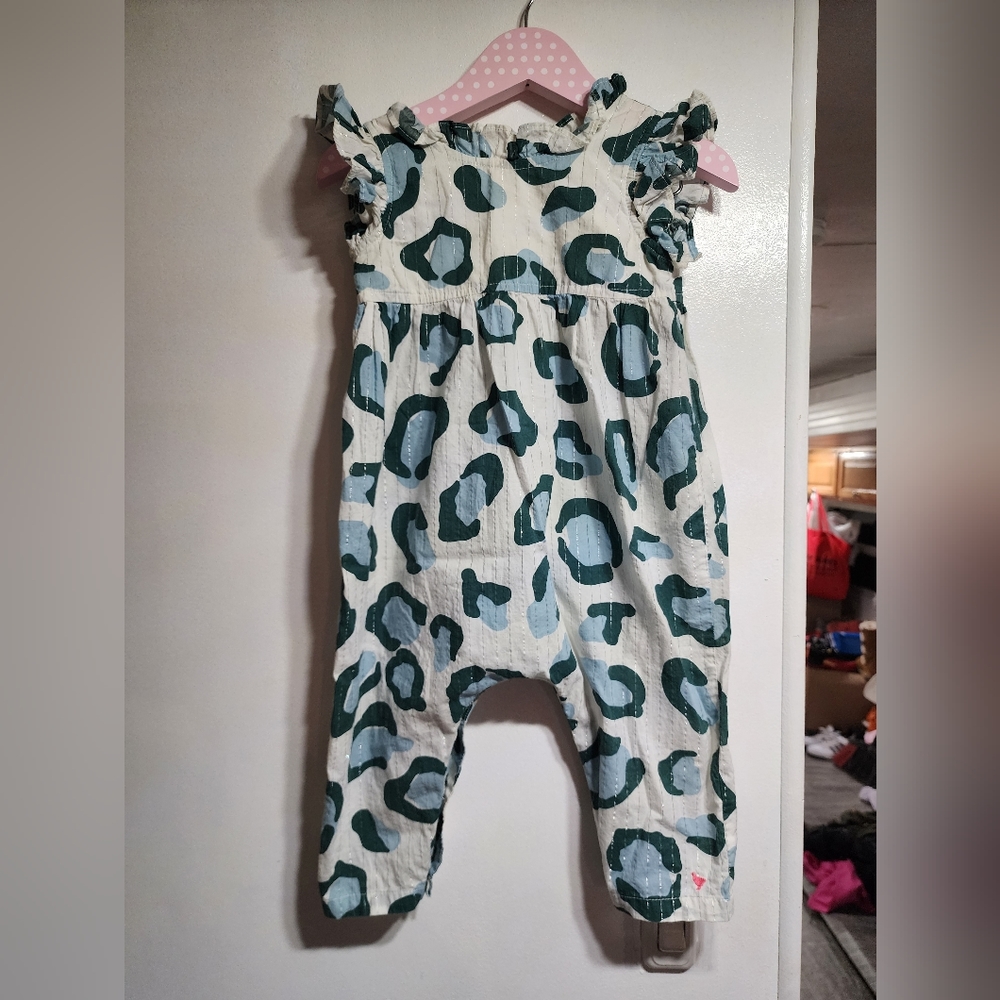 Pink Chicken New York Baby Jennifer Jumper - Sage Leopard 18-24M